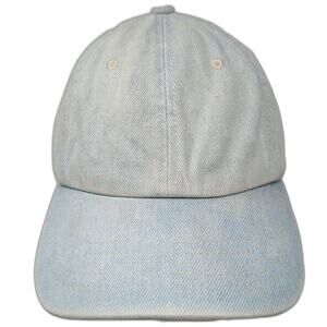 Universal Thread Baseball Cap Blue One Size Denim Slideback Unstructured Hat